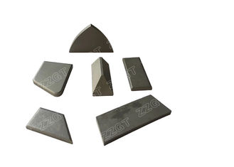 Tungsten Carbide Soldering Brazed Inserts For Farm Parts , Long Service Life Time