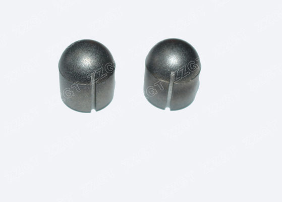 Rock Drilling Tungsten Carbide Hemispherical Shaped Inserts With Line Groove