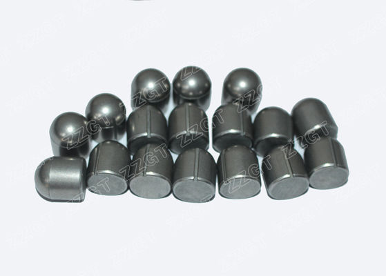 Rock Drilling Tungsten Carbide Hemispherical Shaped Inserts With Line Groove