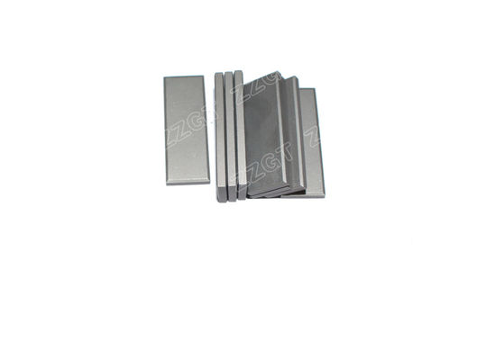 Long Life 50x18x4 Custom Tungsten Carbide Tiles Tips Suitable Scrapers