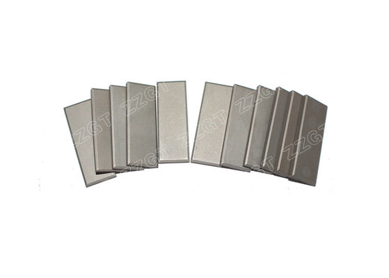 Long Life 50x18x4 Custom Tungsten Carbide Tiles Tips Suitable Scrapers