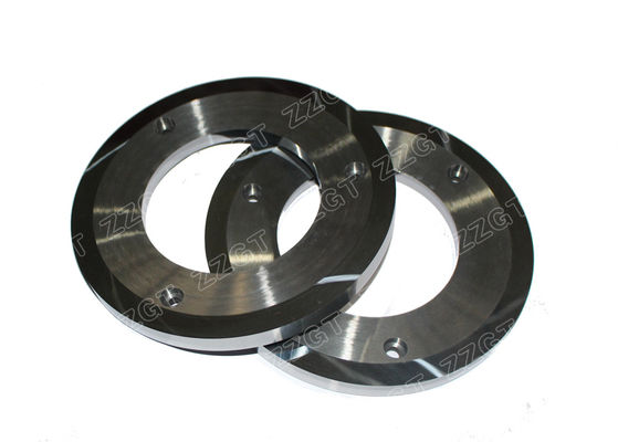 Polished Cemented Tungsten Carbide Cutting Disc / Grinding Disk In Round