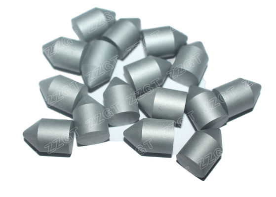 Sandblasted YG11C Tungsten Carbide Tips For Coal Mining