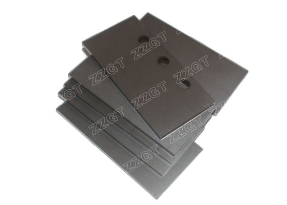 Sandblasted YG11C Tungsten Carbide Knives For Textile Industry