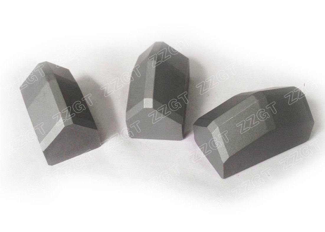 Hip Sintering Tungsten Carbide TBM Shield Cutter Tips With High Toughness